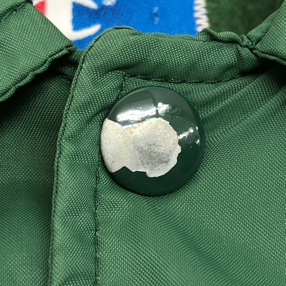 【ジャンク品】【メンズ】 Champion チャンピオン Coach Jacket コーチジャケット ブルゾン アウター 古着 ヴィンテージ系 146-250912-rs-03-fur サイズ：M カラー：グリーン 万代Net店