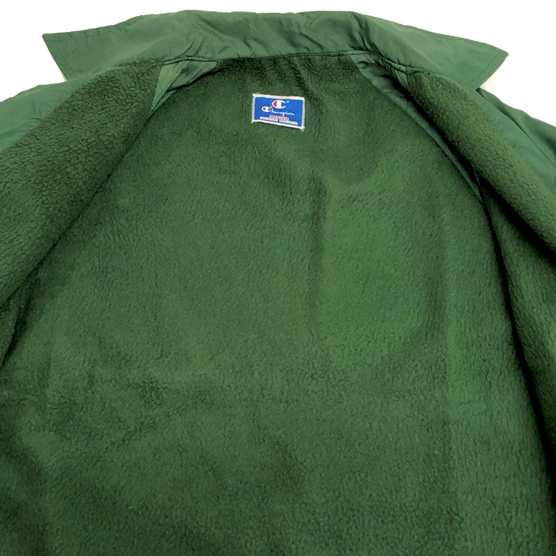 【ジャンク品】【メンズ】 Champion チャンピオン Coach Jacket コーチジャケット ブルゾン アウター 古着 ヴィンテージ系 146-250912-rs-03-fur サイズ：M カラー：グリーン 万代Net店