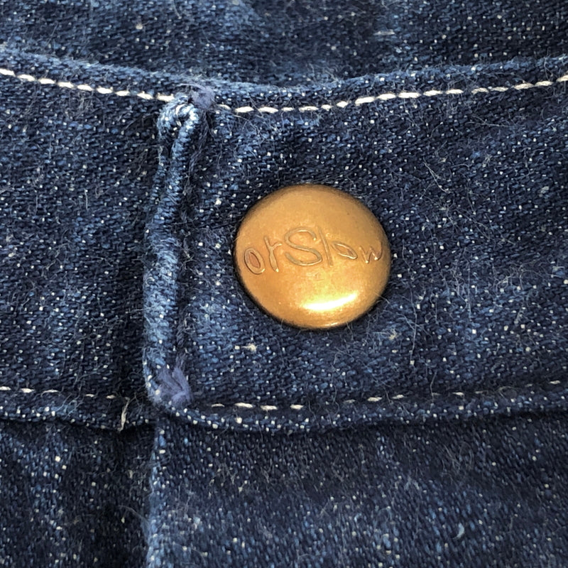 【中古品】【メンズ】 orSlow オアスロウ DENIM PANTS デニムパンツ Gパン ジーンズ ボトムス 151-260805-rs-03-fur サイズ：S(1) カラー：インディゴ 万代Net店