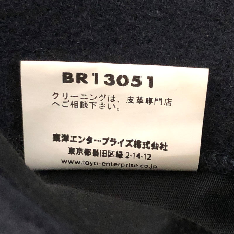 【現状渡し品】【メンズ】 Buzz Rickson's バズリクソンズ MEMORIAL JACKET BR13051 メモリアルジャケット モスキート スタジャン 東洋エンタープライズアメカジ系 アウター 145-251209-rs-04-fur サイズ：L カラー：ブラウン/ネイビー系 万代Net店