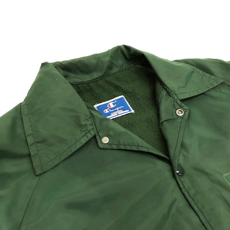 【ジャンク品】【メンズ】 Champion チャンピオン Coach Jacket コーチジャケット ブルゾン アウター 古着 ヴィンテージ系 146-250912-rs-03-fur サイズ：M カラー：グリーン 万代Net店