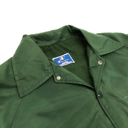 【ジャンク品】【メンズ】 Champion チャンピオン Coach Jacket コーチジャケット ブルゾン アウター 古着 ヴィンテージ系 146-250912-rs-03-fur サイズ：M カラー：グリーン 万代Net店