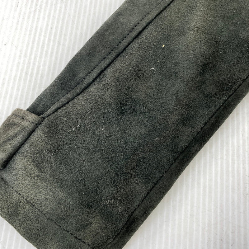 【中古品】【メンズ】 IROQUOIS イロコイ 786200 GOAT SUEDE BALMACAAN COAT ゴート スウェード バルマカーン コート アウター 140-260910-cs-13-izu サイズ：1 カラー：ブラック 万代Net店