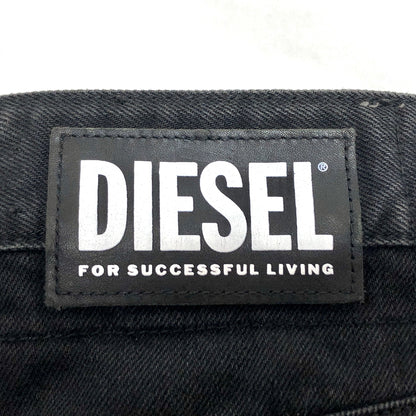 【中古品】【メンズ】 DIESEL ディーゼル D-WILLOH SHORT PANTS ショート デニムパンツ ショーツ ハーフパンツ ボトムス 152-260805-rs-05-fur サイズ：W30 カラー：ブラックデニム 万代Net店