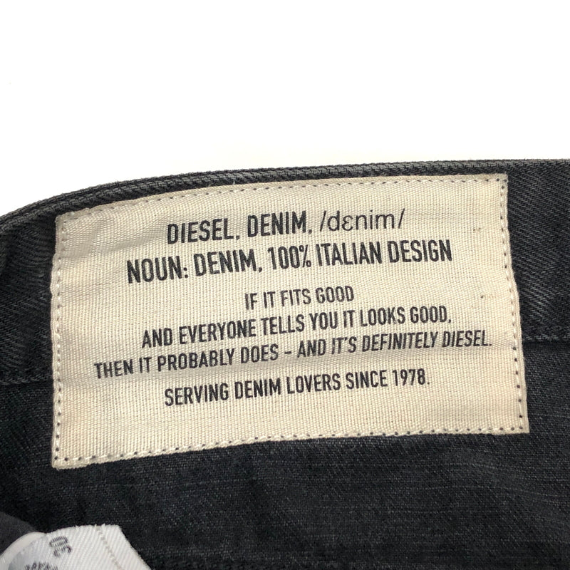 【中古品】【メンズ】 DIESEL ディーゼル D-WILLOH SHORT PANTS ショート デニムパンツ ショーツ ハーフパンツ ボトムス 152-260805-rs-05-fur サイズ：W30 カラー：ブラックデニム 万代Net店