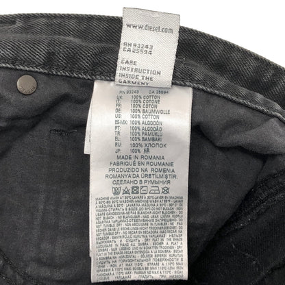【中古品】【メンズ】 DIESEL ディーゼル D-WILLOH SHORT PANTS ショート デニムパンツ ショーツ ハーフパンツ ボトムス 152-260805-rs-05-fur サイズ：W30 カラー：ブラックデニム 万代Net店