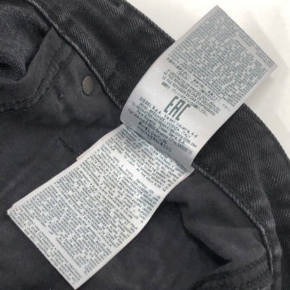 【中古品】【メンズ】 DIESEL ディーゼル D-WILLOH SHORT PANTS ショート デニムパンツ ショーツ ハーフパンツ ボトムス 152-260805-rs-05-fur サイズ：W30 カラー：ブラックデニム 万代Net店