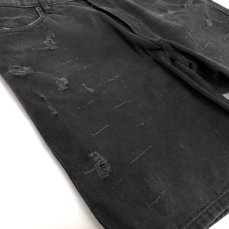 【中古品】【メンズ】 DIESEL ディーゼル D-WILLOH SHORT PANTS ショート デニムパンツ ショーツ ハーフパンツ ボトムス 152-260805-rs-05-fur サイズ：W30 カラー：ブラックデニム 万代Net店