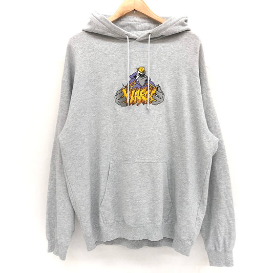 【中古品】【メンズ】 XLARGE エクストララージ LOGO CHAIN PULLOVER HOODED SWEAT 101213012033 ロゴ フーディ パーカー長袖 トップス ストリート系 142-250611-rs-02-fur サイズ：L カラー：グレー 万代Net店