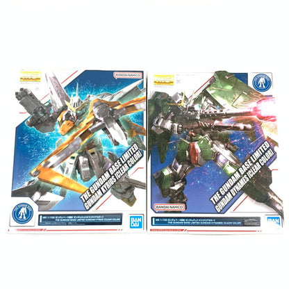 【未使用品】 バンダイ MG 1/100 ガンダムキュリオス[クリアカラー] MG 1/100 ガンダムデュナメス[クリアカラー] ガンダムベース限定品 2体セット 058-260805-ma-03-fur 万代Net店