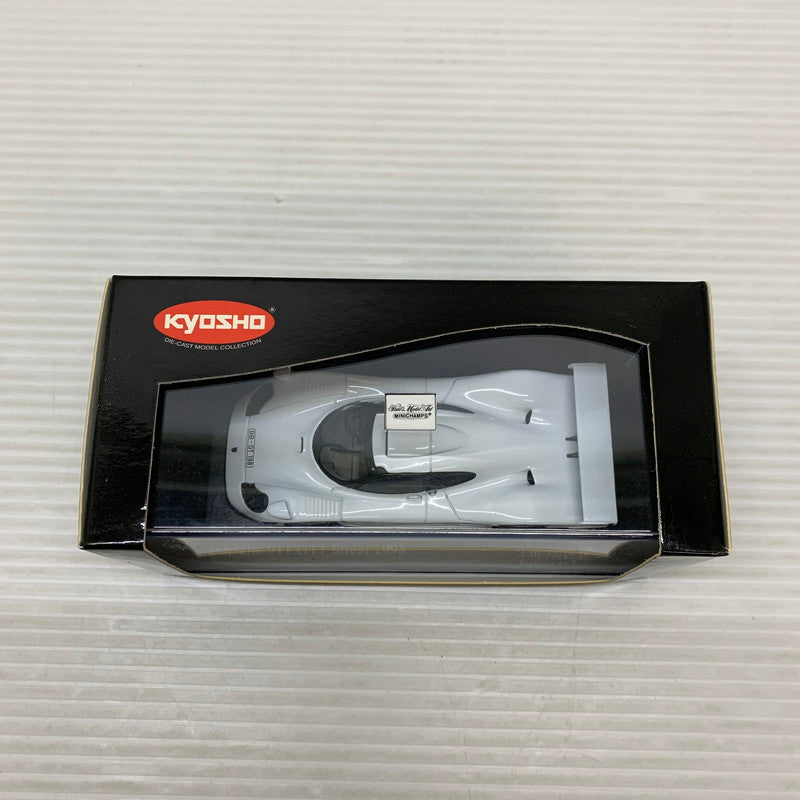 【現状渡し品】 京商 kyosho MINICHAMPS 1/43 ポルシェ 911 GT1 ストリート 1998 ホワイト 433 986803 ミニカー 061-260401-AS-6-min 万代Net店
