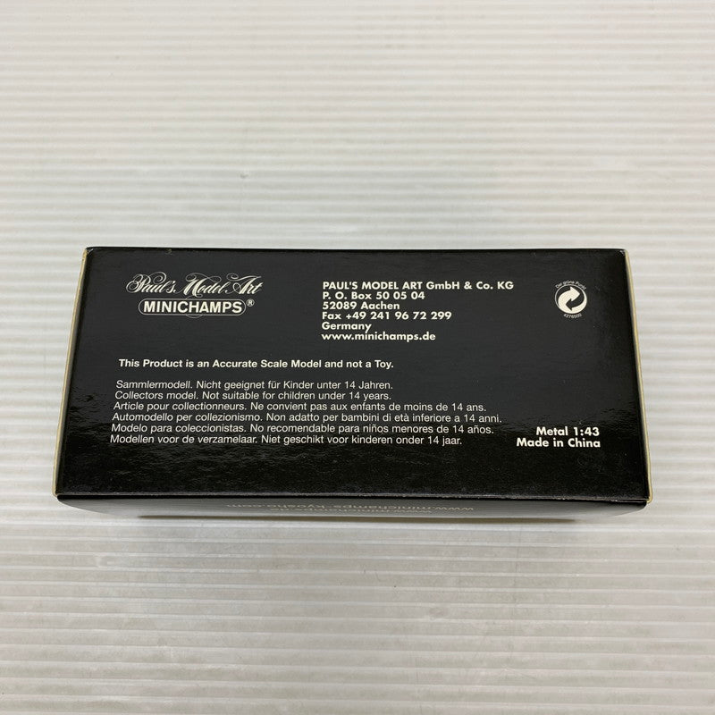 【現状渡し品】 京商 kyosho MINICHAMPS 1/43 ポルシェ 911 GT1 ストリート 1998 ホワイト 433 986803 ミニカー 061-260401-AS-6-min 万代Net店