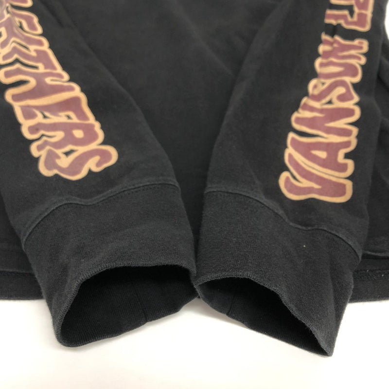 【現状渡し品】【メンズ】 VANSON バンソン L/S TEE 長袖 Tシャツ ロンT トップス 古着 145-261029-rs-06-fur サイズ：M カラー：ブラック 万代Net店