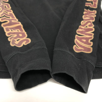 【現状渡し品】【メンズ】 VANSON バンソン L/S TEE 長袖 Tシャツ ロンT トップス 古着 145-261029-rs-06-fur サイズ：M カラー：ブラック 万代Net店