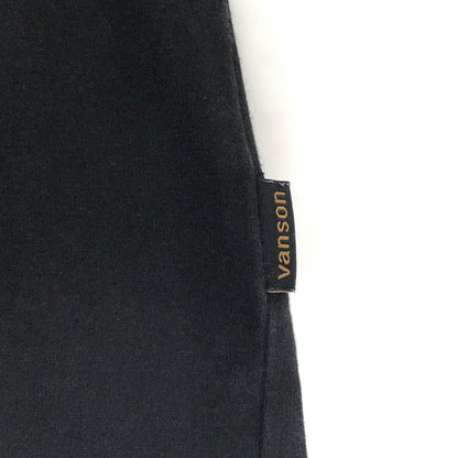 【現状渡し品】【メンズ】 VANSON バンソン L/S TEE 長袖 Tシャツ ロンT トップス 古着 145-261029-rs-06-fur サイズ：M カラー：ブラック 万代Net店