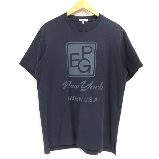 【中古品】【メンズ】 ENGINEERED GARMENTS × BEAMS PLUS エンジニアド ガーメンツ ビームスプラス PEG TEE ユニフォームクルーTシャツ 半袖 トップス 141-260805-rs-07-fur サイズ：S カラー：ネイビー 万代Net店
