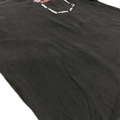 【現状渡し品】【メンズ】 VANSON バンソン L/S TEE 長袖 Tシャツ ロンT トップス 古着 145-261029-rs-06-fur サイズ：M カラー：ブラック 万代Net店