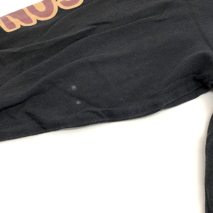【現状渡し品】【メンズ】 VANSON バンソン L/S TEE 長袖 Tシャツ ロンT トップス 古着 145-261029-rs-06-fur サイズ：M カラー：ブラック 万代Net店