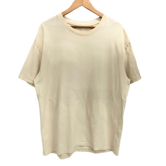 【中古品】【メンズ】 FOG ESSENTIALS エフオージーエッセンシャルズ BACK PRINT SS TEE 半袖 Tシャツ ロゴ トップス 古着 142-261029-rs-07-fur サイズ：L カラー：クリーム系 万代Net店