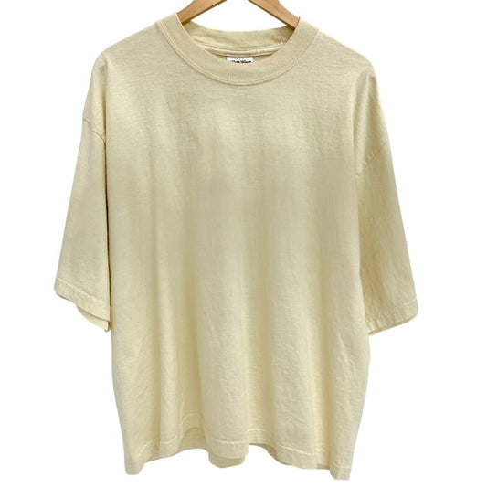 【中古美品】【メンズ】 SHAKA WEAR シャカウェア S/S Tee 無地半袖Tシャツ 150-260318-ea-04-fur サイズ：M カラー：クリーム系 万代Net店