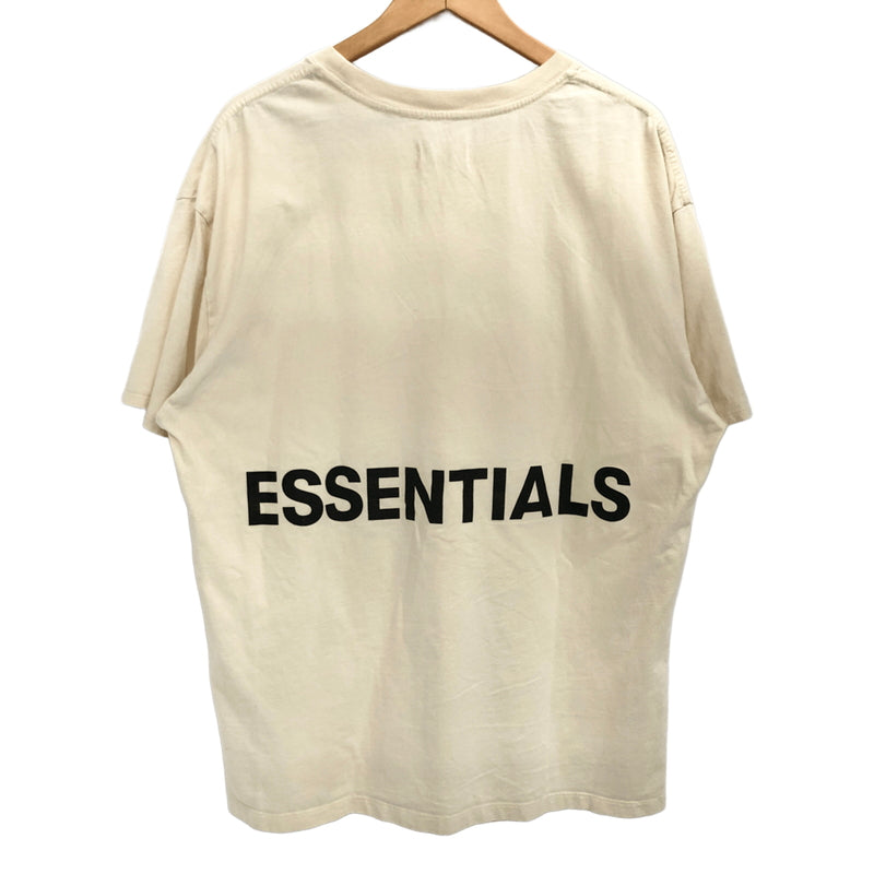 【中古品】【メンズ】 FOG ESSENTIALS エフオージーエッセンシャルズ BACK PRINT SS TEE 半袖 Tシャツ ロゴ トップス 古着 142-261029-rs-07-fur サイズ：L カラー：クリーム系 万代Net店