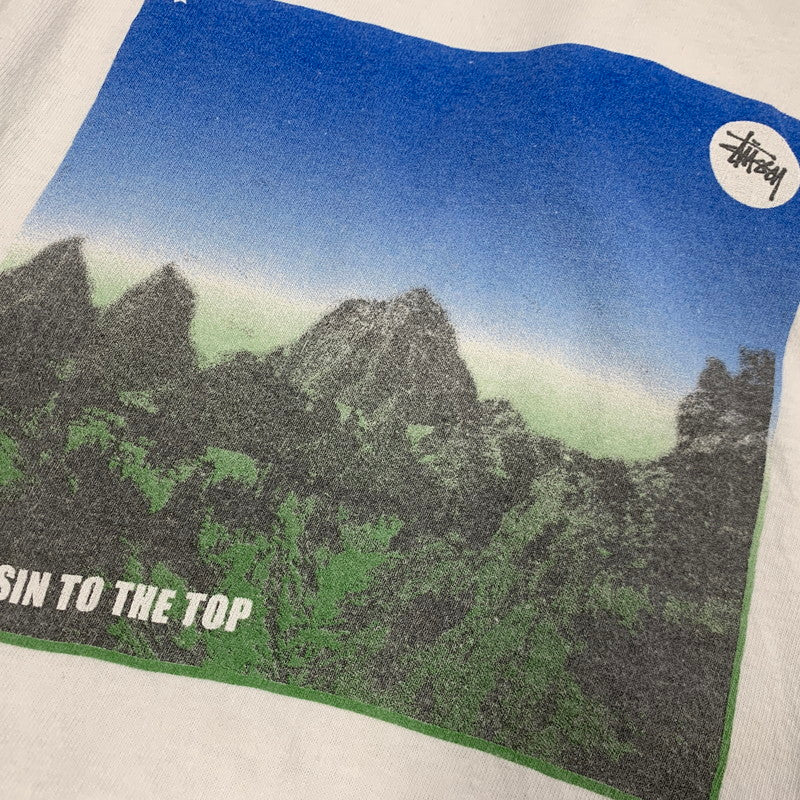 【中古品】【メンズ】 STUSSY ステューシー メキシコ製 RARE VINTAGE STUSSY TEE ショートスリーブ Tシャツ トップス 142-260721-kh-04-izu サイズ：M カラー：ホワイト 万代Net店