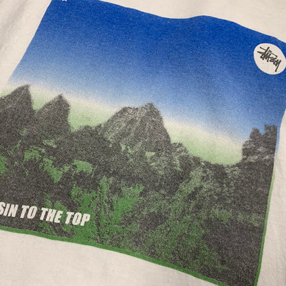 【中古品】【メンズ】 STUSSY ステューシー メキシコ製 RARE VINTAGE STUSSY TEE ショートスリーブ Tシャツ トップス 142-260721-kh-04-izu サイズ：M カラー：ホワイト 万代Net店