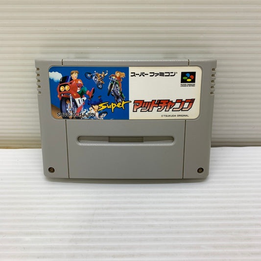 【現状渡し品】 SFC スーパーマッドチャンプ レースゲーム ツクダオリジナル レトロゲーム 本体のみ CERO:記載なし 023-260215-AS-1-min 万代Net店