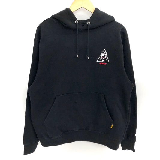【中古品】【メンズ】 HUF × FR2 ハフ エフアールツー 23SS LOGO HOODIE パーカー 長袖 トップス 142-260805-rs-09-fur サイズ：M カラー：ブラック 万代Net店