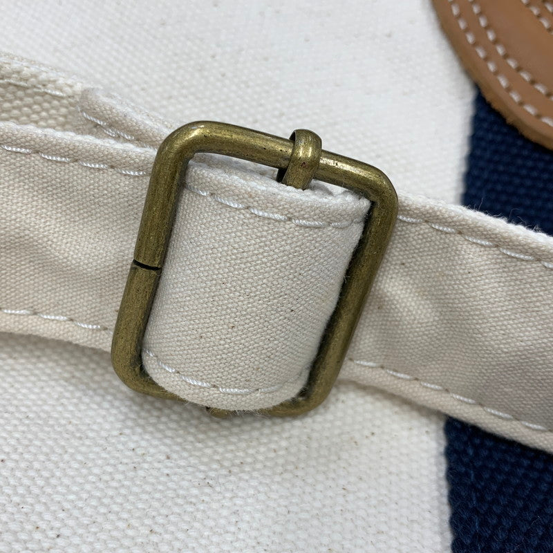 【中古品】【メンズ/レディース】 L.L.BEAN エルエルビーン LEATHER HANDLE KATAHDIN BOAT AND TOTE レザー ハンドル カタディン ボート アンド トート カバン バッグ 188-260721-kh-07-izu カラー：アイボリー 万代Net店