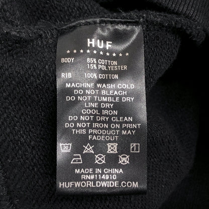 【中古品】【メンズ】 HUF × FR2 ハフ エフアールツー 23SS LOGO HOODIE パーカー 長袖 トップス 142-260805-rs-09-fur サイズ：M カラー：ブラック 万代Net店