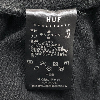 【中古品】【メンズ】 HUF × FR2 ハフ エフアールツー 23SS LOGO HOODIE パーカー 長袖 トップス 142-260805-rs-09-fur サイズ：M カラー：ブラック 万代Net店