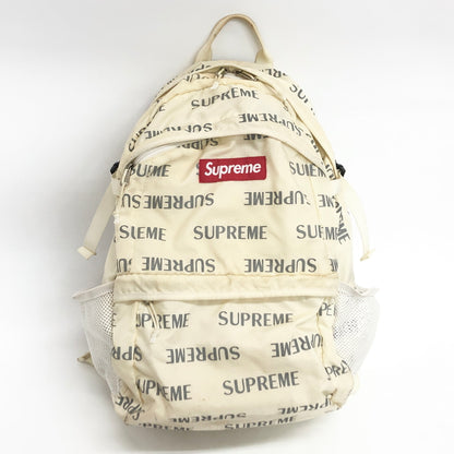 【ジャンク品】【メンズ/レディース】 SUPREME シュプリーム 16AW 3M REFLECTIVE REPEAT BACKPACK バックパック リュック バッグ 鞄 149-260805-rs-10-fur カラー：ホワイト 万代Net店