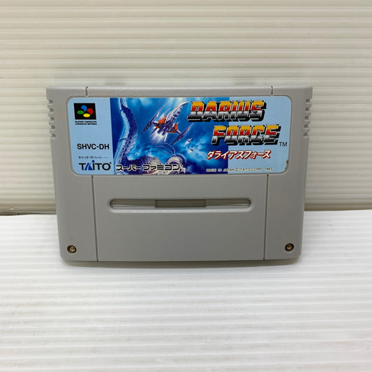 【現状渡し品】 SFC ダライアスフォース アクトジャパン シューティングゲーム レトロゲーム 本体のみ CERO:記載なし 023-260215-AS-3-min 万代Net店