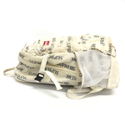 【ジャンク品】【メンズ/レディース】 SUPREME シュプリーム 16AW 3M REFLECTIVE REPEAT BACKPACK バックパック リュック バッグ 鞄 149-260805-rs-10-fur カラー：ホワイト 万代Net店
