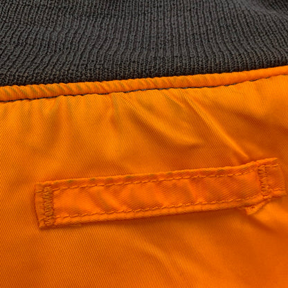 【現状渡し品】【メンズ】 ALPHA INDUSTRIES アルファインダストリーズ SCOVILLジッパー DSA100-69-C-0123 1969年復刻MODEL MA-1 FLIGHT JACKET フライト ジャケット アウター 145-260307-kh-05-izu サイズ：XL カラー：ネイビー×オレンジ 万代Net店