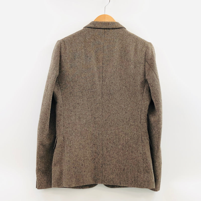 【中古品】【メンズ】 JOURNAL STANDARD ジャーナルスタンダード WOOL POLYESTER TAILORED JACKET 12-010-600-8031-3-0 ウール ポリエステル テーラードジャケット 147-261029-hn-05-fur サイズ：M カラー：ブラウン 万代Net店