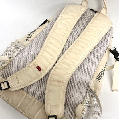 【ジャンク品】【メンズ/レディース】 SUPREME シュプリーム 16AW 3M REFLECTIVE REPEAT BACKPACK バックパック リュック バッグ 鞄 149-260805-rs-10-fur カラー：ホワイト 万代Net店