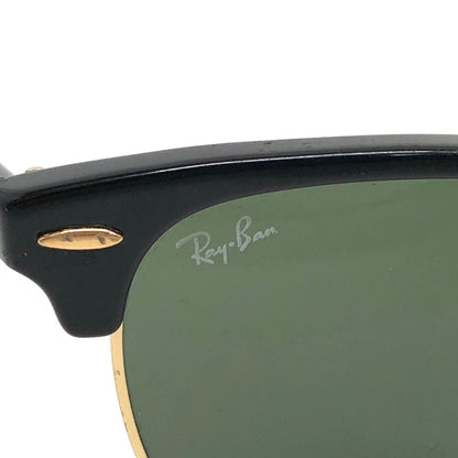 【現状渡し品】【メンズ/レディース】 RAY-BAN レイバン CLUBMASTER SUNGLASSES RB3016 サングラス アイウェア アクセサリー 203-260521-rs-03-fur サイズ：51ロ21-145 カラー：ブラック/ゴールド/グリーン系 万代Net店