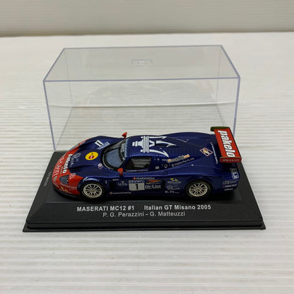【中古品】 1/43 Maserati マセラティ MC12 イタリアGT ミサノ 2005 #1 ミニカー 061-260401-AS-10-min 万代Net店