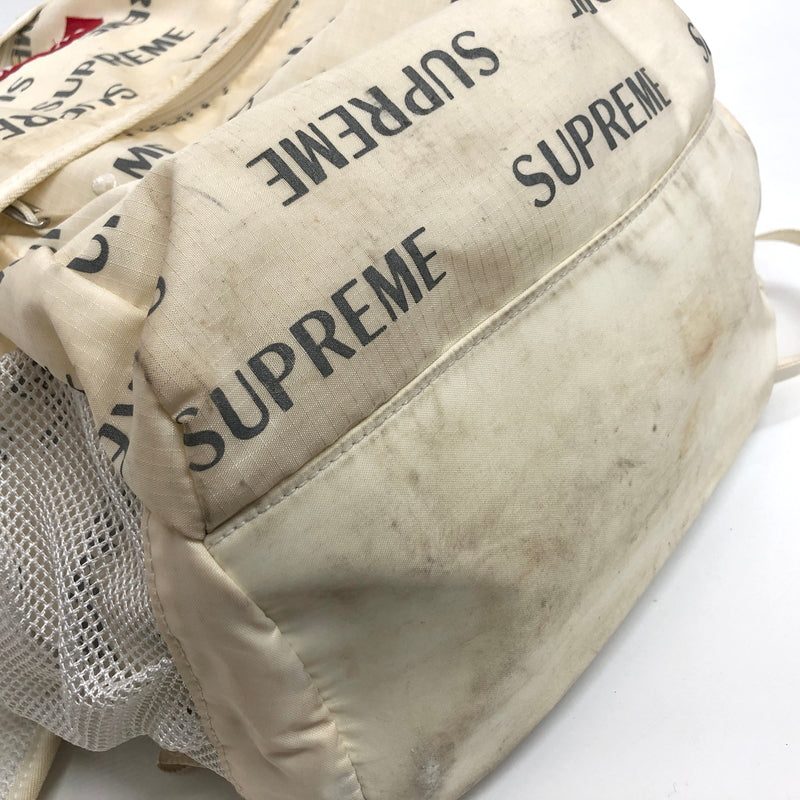 【ジャンク品】【メンズ/レディース】 SUPREME シュプリーム 16AW 3M REFLECTIVE REPEAT BACKPACK バックパック リュック バッグ 鞄 149-260805-rs-10-fur カラー：ホワイト 万代Net店