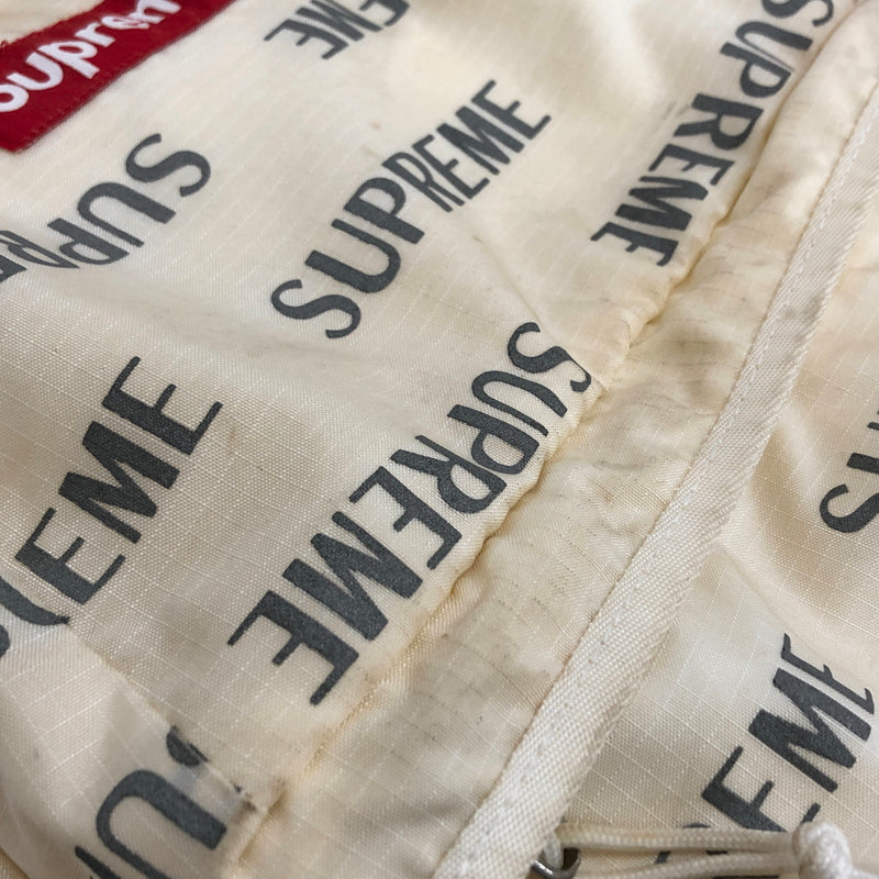 【ジャンク品】【メンズ/レディース】 SUPREME シュプリーム 16AW 3M REFLECTIVE REPEAT BACKPACK バックパック リュック バッグ 鞄 149-260805-rs-10-fur カラー：ホワイト 万代Net店