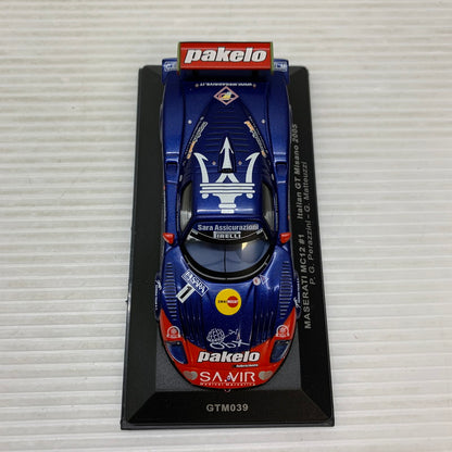 【中古品】 1/43 Maserati マセラティ MC12 イタリアGT ミサノ 2005 #1 ミニカー 061-260401-AS-10-min 万代Net店
