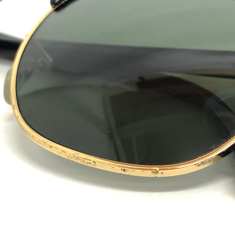 【現状渡し品】【メンズ/レディース】 RAY-BAN レイバン CLUBMASTER SUNGLASSES RB3016 サングラス アイウェア アクセサリー 203-260521-rs-03-fur サイズ：51ロ21-145 カラー：ブラック/ゴールド/グリーン系 万代Net店