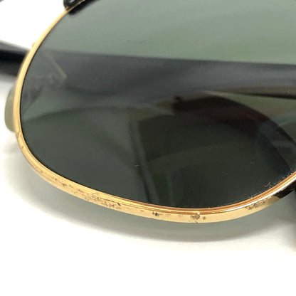 【現状渡し品】【メンズ/レディース】 RAY-BAN レイバン CLUBMASTER SUNGLASSES RB3016 サングラス アイウェア アクセサリー 203-260521-rs-03-fur サイズ：51ロ21-145 カラー：ブラック/ゴールド/グリーン系 万代Net店
