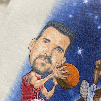 【中古品】【メンズ】 PRO PLAYER プロプレイヤー NBA FINALS 1998 CHAMPIONS CHICAGO BULLS SS TEE NBA ファイナル シカゴブルズ ショートスリーブ Tシャツ トップス 146-260725-kh-09-izu サイズ：M カラー：ホワイト 万代Net店