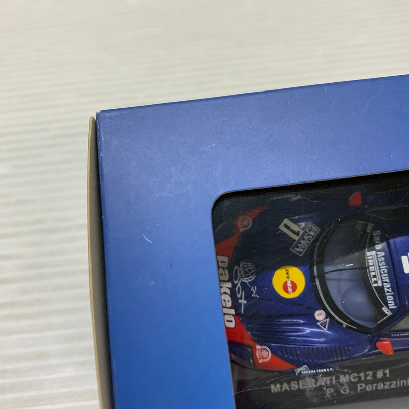 【中古品】 1/43 Maserati マセラティ MC12 イタリアGT ミサノ 2005 #1 ミニカー 061-260401-AS-10-min 万代Net店