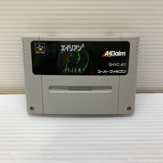 【現状渡し品】 SFC エイリアン3 アクレイムジャパン アクションゲーム レトロゲーム 本体のみ CERO:記載なし 023-260215-AS-6-min 万代Net店
