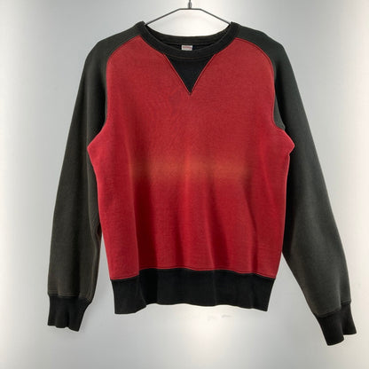 【中古品】【メンズ】 THE FLAT HAED L/S SW スウェット 145-260213-WA-02-iwa サイズ：M カラー：レッド グレー 万代Net店