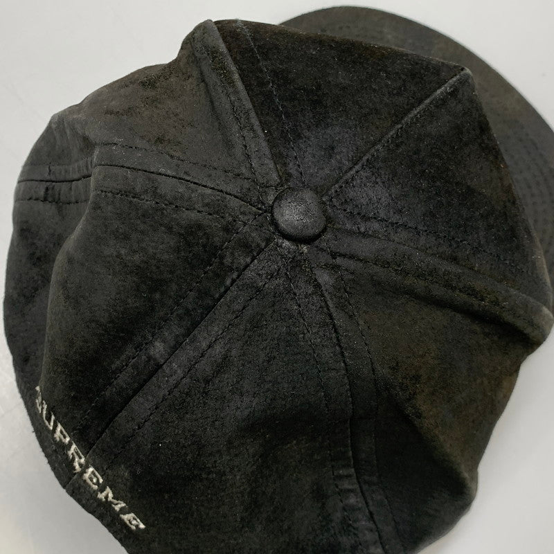 【中古品】【メンズ】 SUEDE 5 PANEL CAP スウェード 5パネル キャップ 帽子 185-260121-kh-02-izu サイズ：F カラー：ブラック 万代Net店